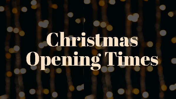 Christmas Opening Times