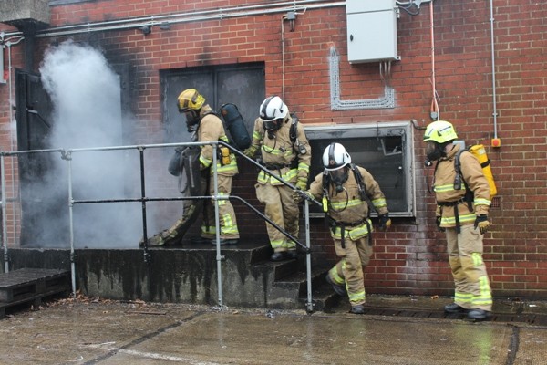 Le Maitre Arrange Visit For Russian Union Of Rescuers To Surrey Fire & Rescue Service