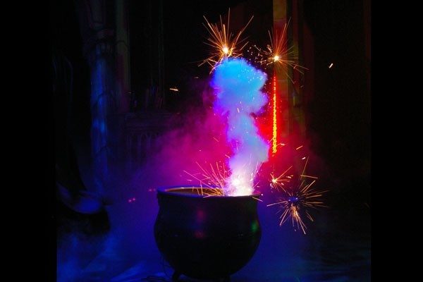 Pyrotechnics at Snow White Pantomime