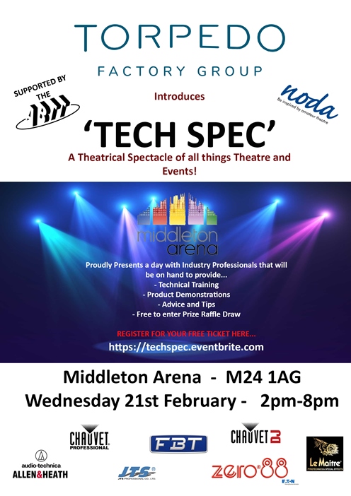 Le Maitre taking part in 'Tech Spec' Event