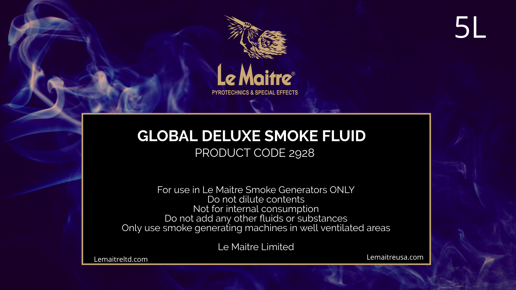 Smoke, fog & haze Fluids
